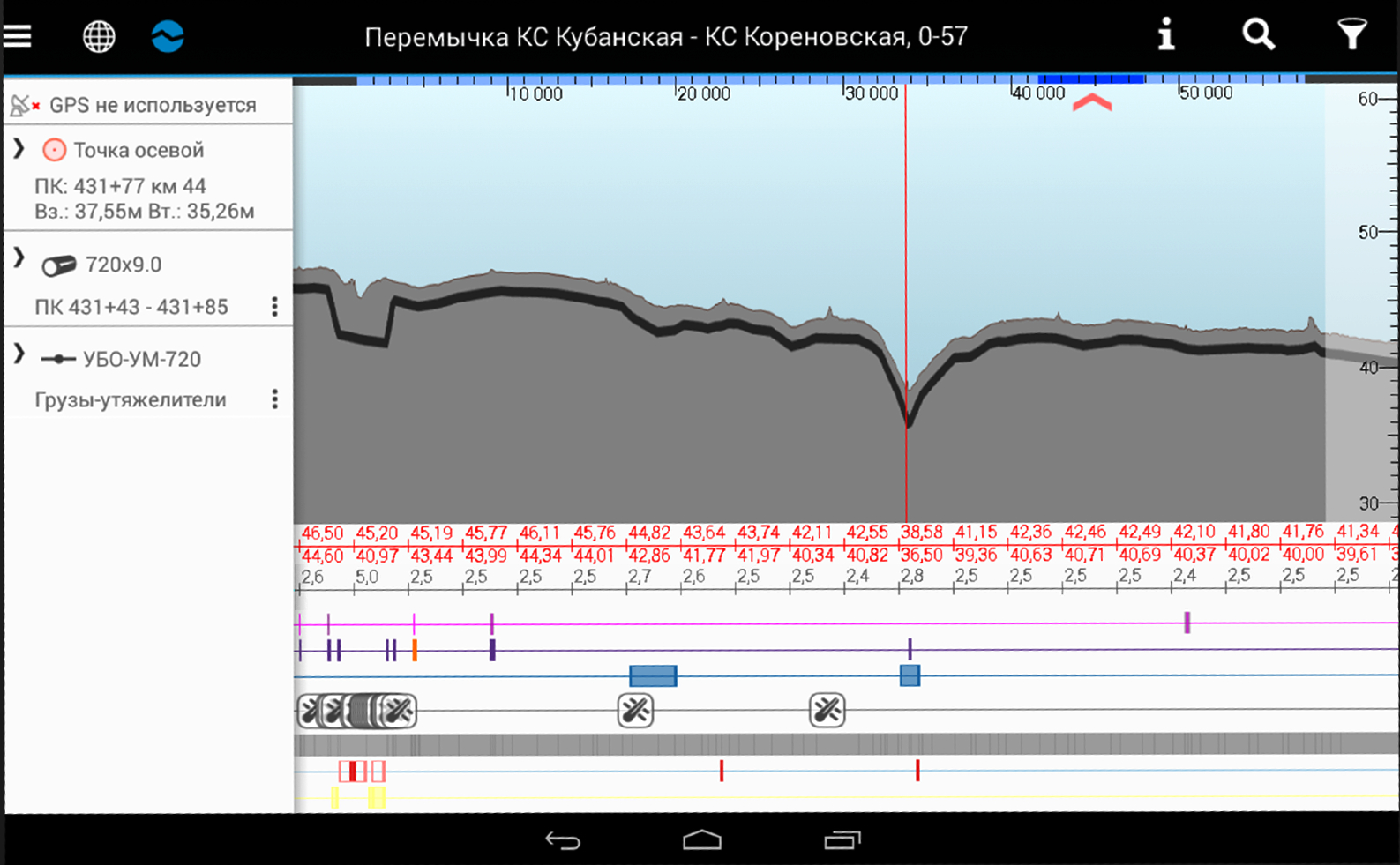 Android app for pipeline engineers